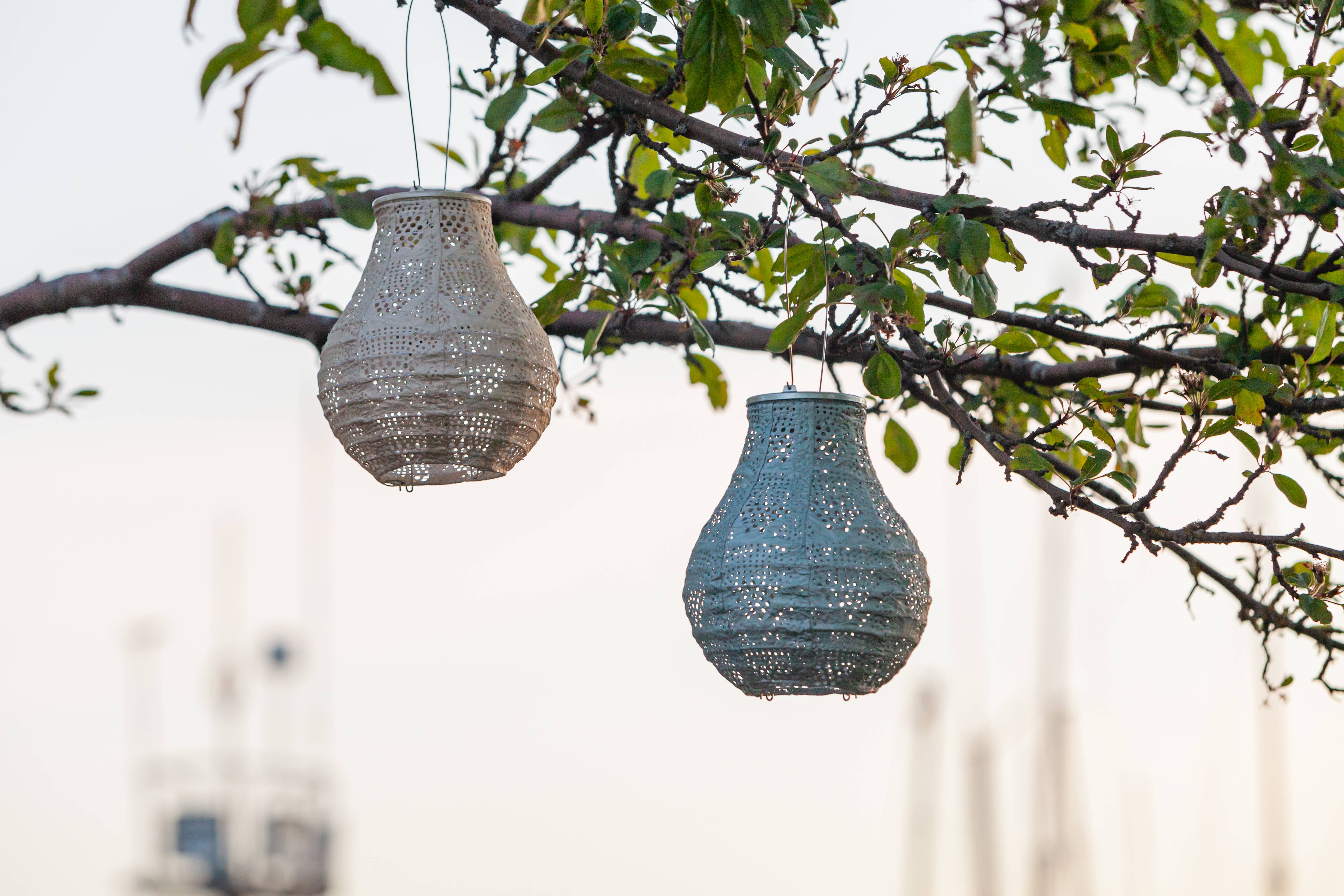 Allsop Home & Garden - Wholesale Outdoor/Lawn Light - Stella Bulb 8" Solar Lantern - Pearl Wave9