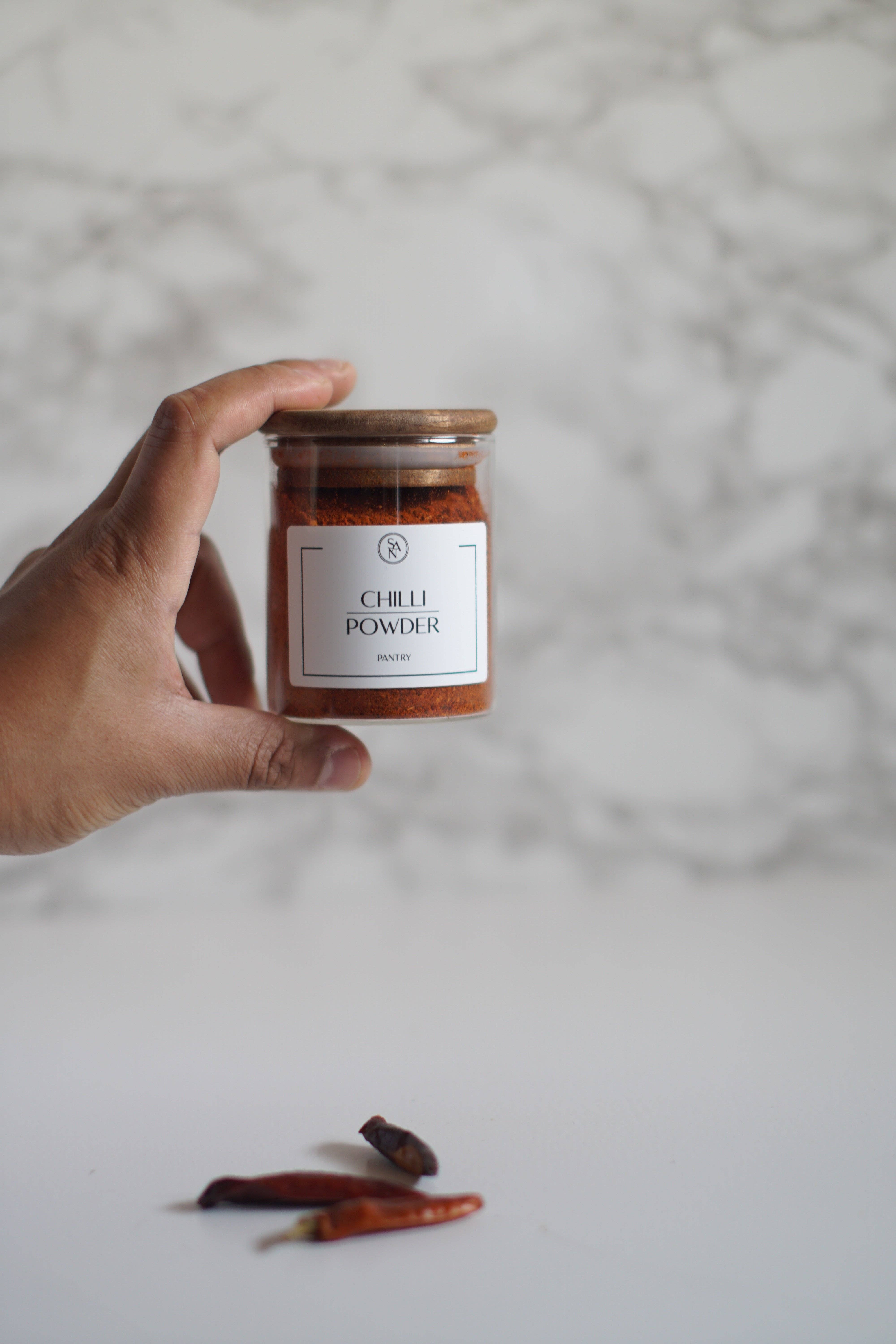 So At Nature - Wholesale Jar - Round Glass Spice Jars With Labels  Airtight Acacia Wooden L12