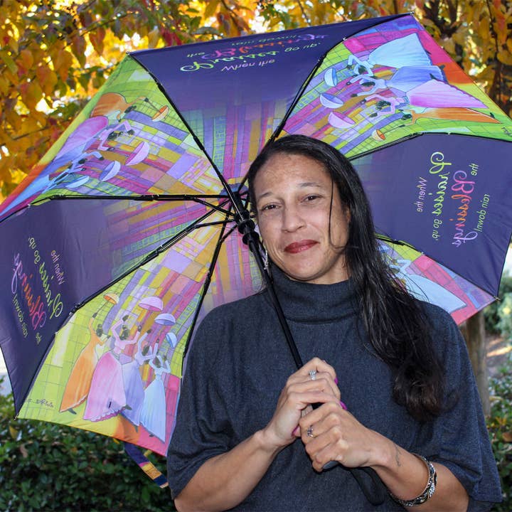 African American Expressions - Wholesale Umbrella - Unisex - Praises Go Up Umbrella1