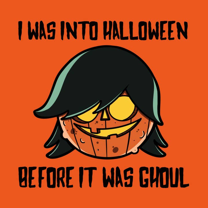 Halloween-hipster-sticker | Geobsedeerd door Halloween-sticker | Punk Halloween-sticker voor wholesale door Spooky Shake Studios