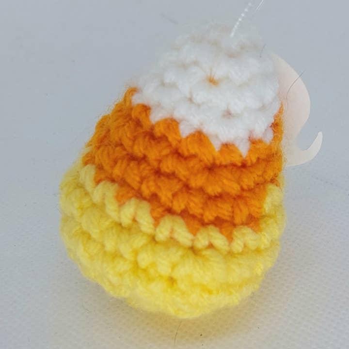 Candy Corn Catnip Toy - MADE TO ORDER for wholesale by Glitter Ghost Clothing and Accessories