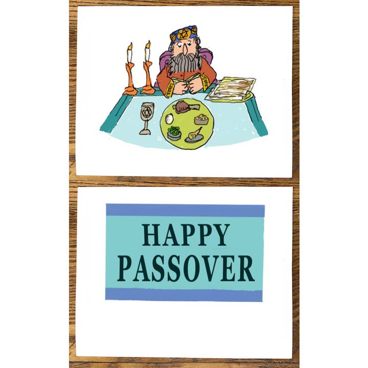 Passover: At the Seder Table (Horizontal) for wholesale by Cards by Charlot