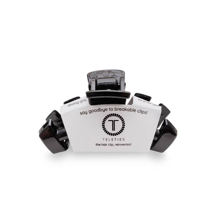 TELETIES - Wholesale Hair Clip - Women's - Classic Hair Clip | Tiny | Jet Black1