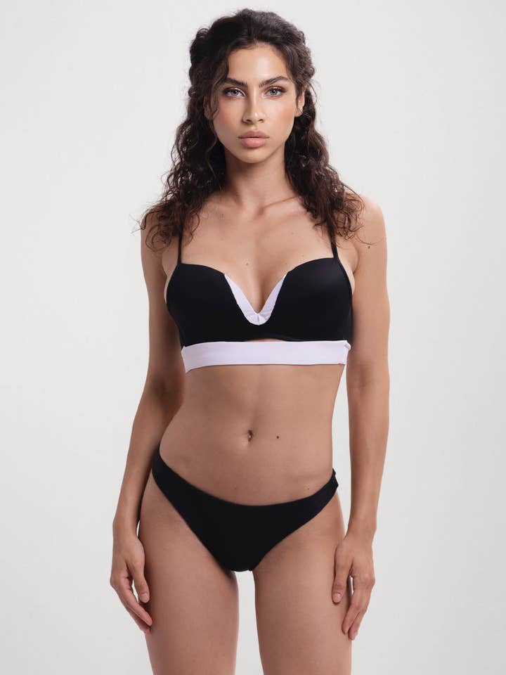 Maldives Push-Up Classic Bikini Briefs Set for wholesale by Flavia Valentini