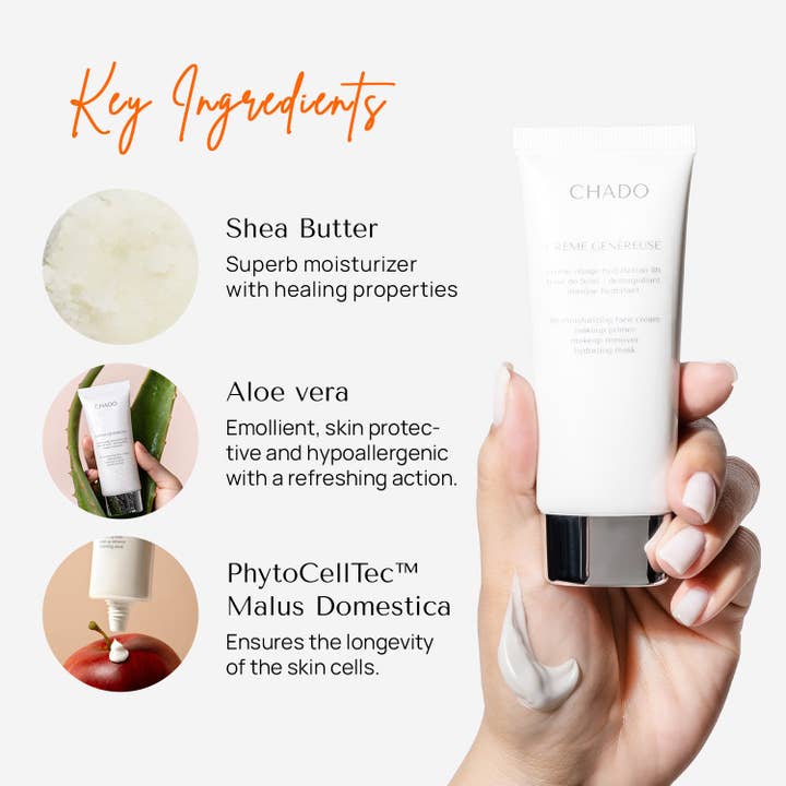 CHADO - Wholesale Facial Moisturizer - Creme Genereuse - 4 in 1 Face Cream3
