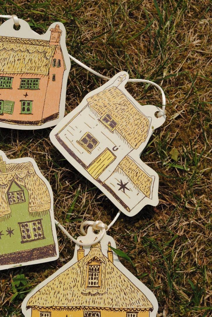 Tulips and Heather - Wholesale Bunting/Garland - Illustrated Paper Garland -Thatched Cottage4