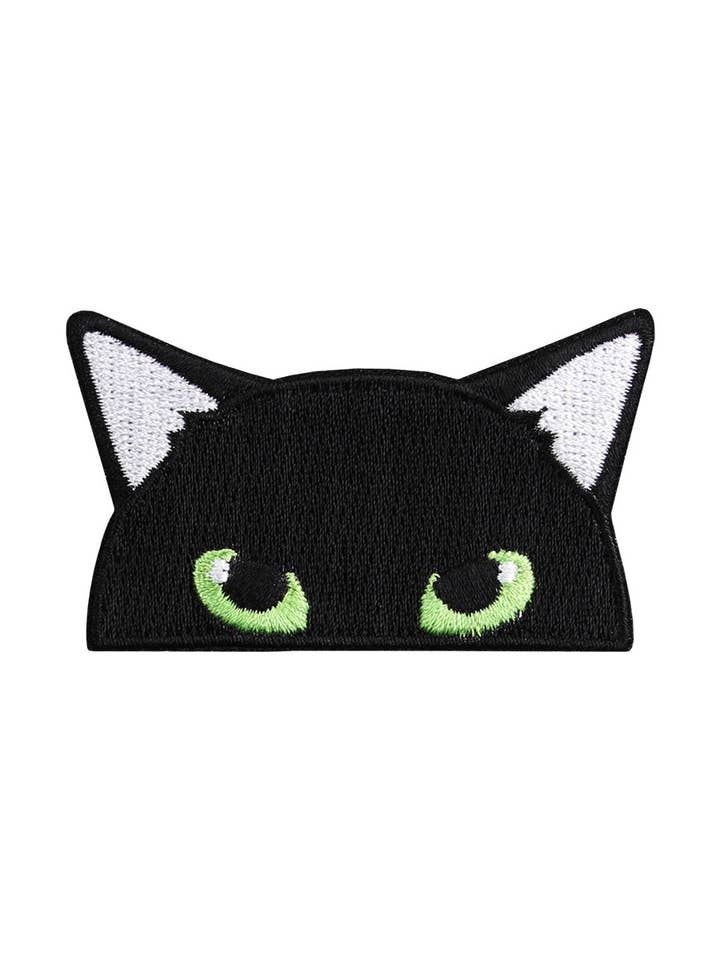 Curious Cat opstrijkbare patch voor wholesale door Grindstore