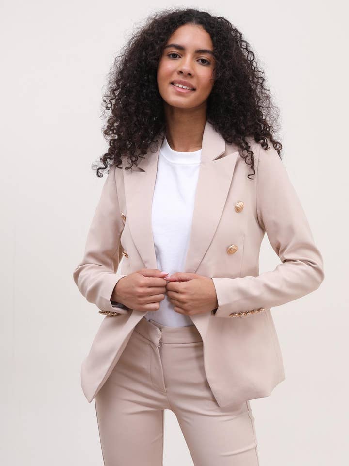 LULUMARY - Wholesale Jacket - Women's - Double-breasted jacket V19536