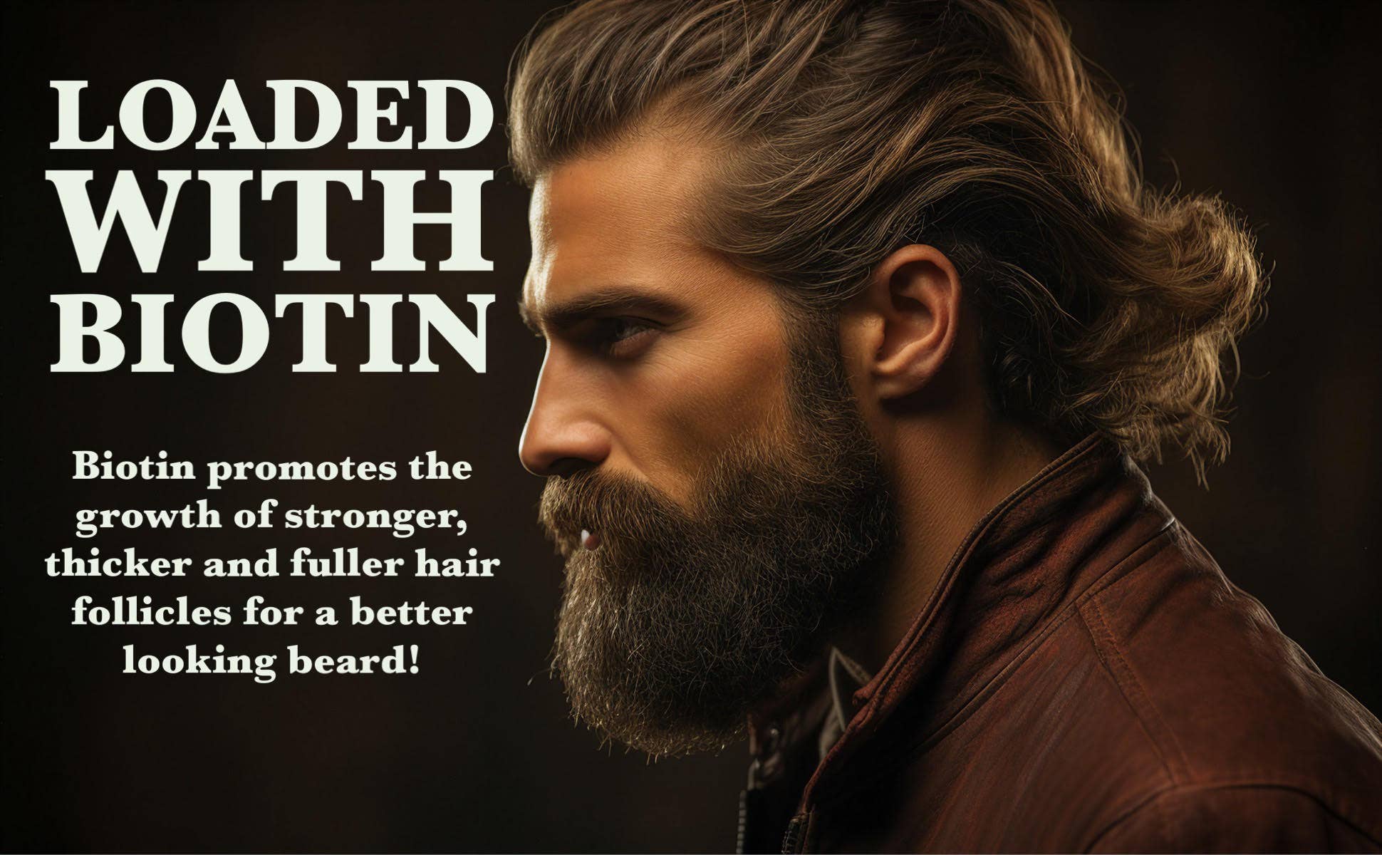 GENTS FINE GROOMING PRODUCTS - Wholesale Beard Styling Product - Men's Beard Natural Hair Growth Serum with Biotin 1 oz5