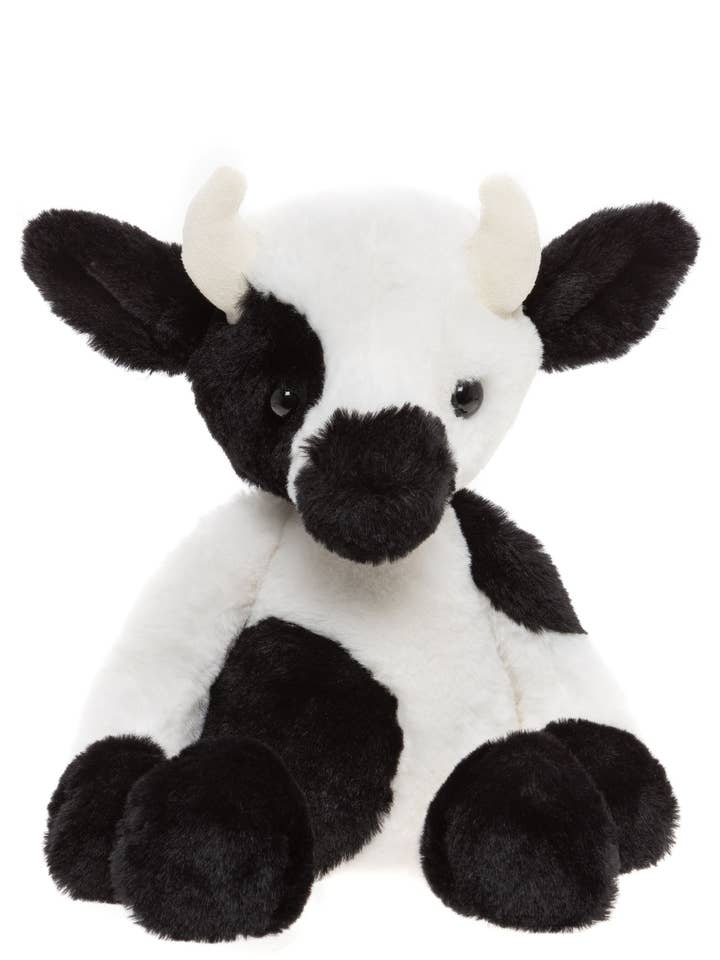 Buttercup Black & White Cow Soft Plush Toy Teddy Bear for wholesale by Charlie Bears Ltd