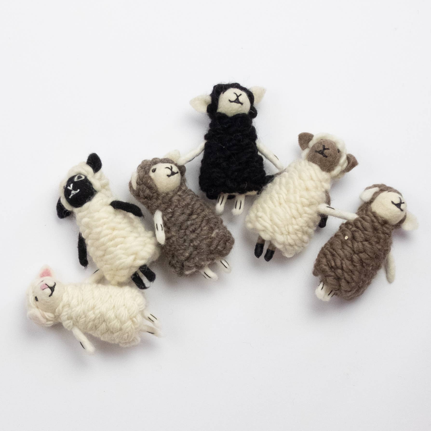 The Winding Road - Wholesale Finger Puppet - Kids & Baby - Finger Puppets - Natural Sheep -  Assorted1