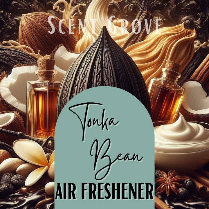 Tonka Bean Scented Air Freshener Spray multi purpose for car, home, room for wholesale by Scent Grove