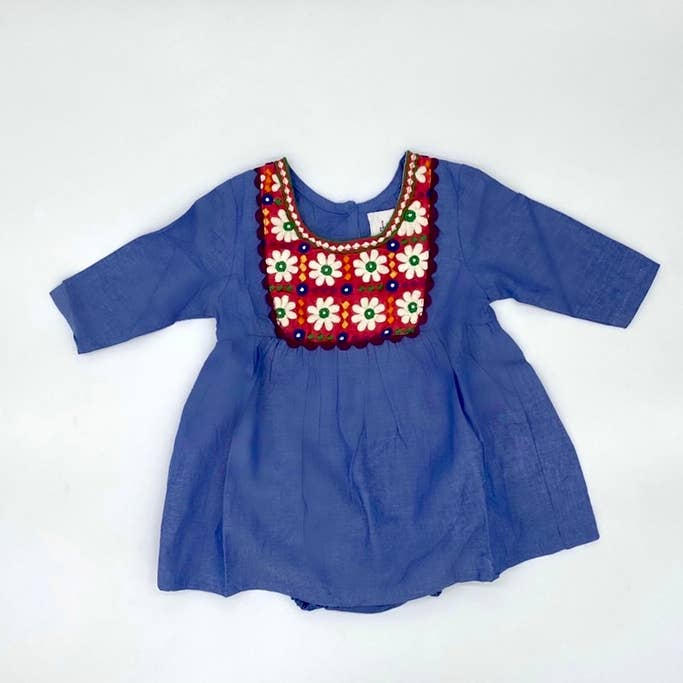 Joya Vestido Bebé - Chambray para venta al por mayor de Cheeni Clothing