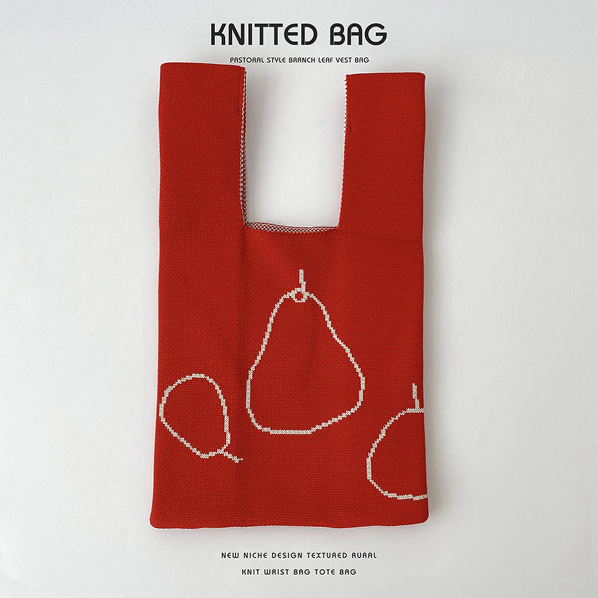 ACCITY - Wholesale Tote Bag - Women's - CUTE CARTOON ANIMAL KNITTED SHOULDER BAG HANDBAG_CWAB23971