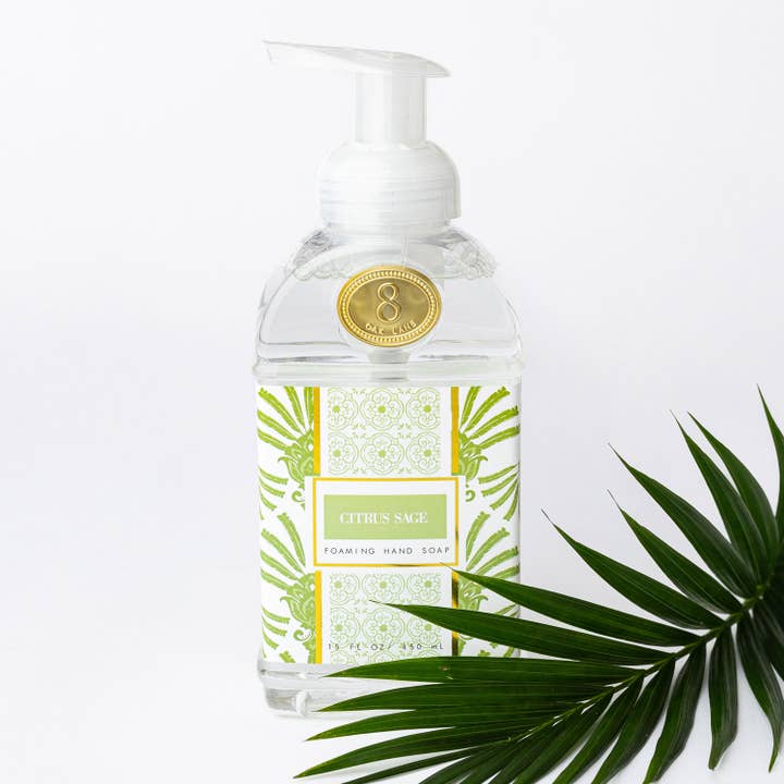 Citrus Sage 15oz Foaming Hand Soap for wholesale by 8 Oak Lane