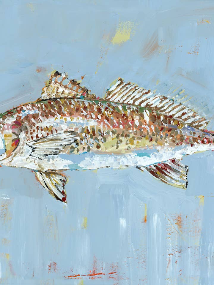 "Redfish" canvas WHOLESALE for wholesale by Chelsea McShane Art