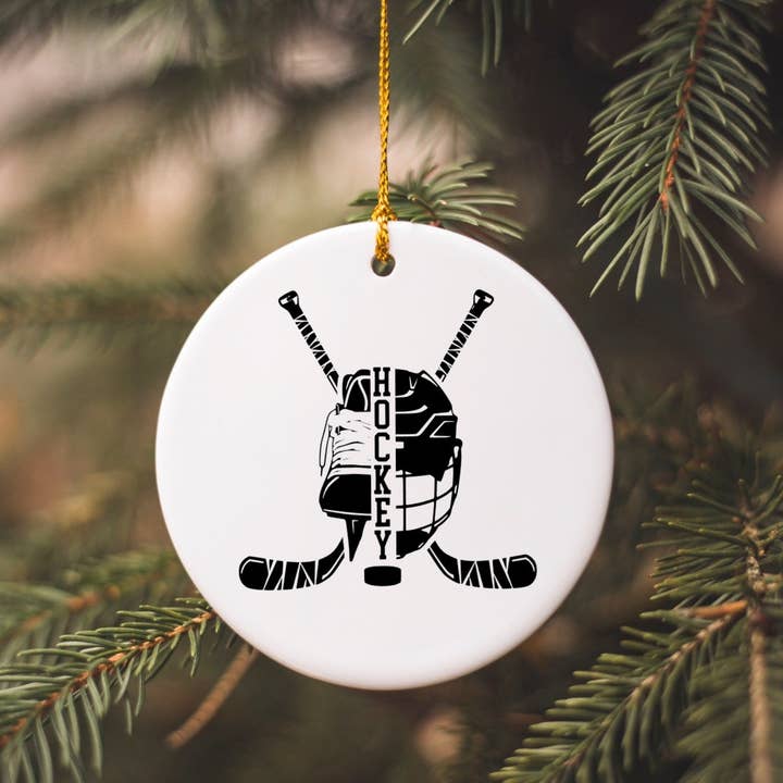 Hockey ornaments for wholesale by Rustic Girls