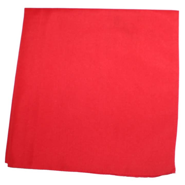 Bandanas Wholesale – wholesale Bandana – Unisex – Pack of 18 XL Oversized Solid Colors 27 Inches Cotton Bandanas