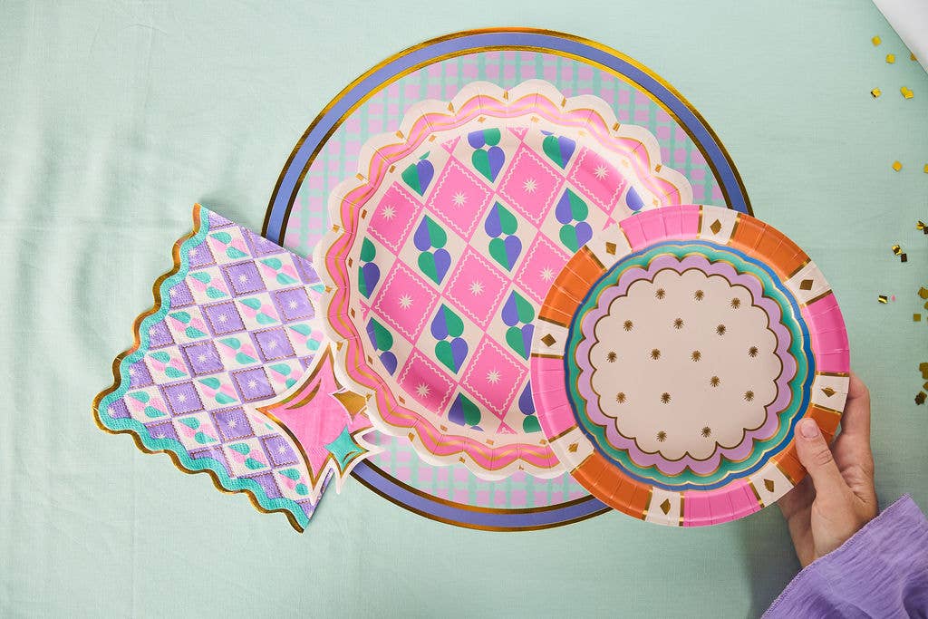 Packed Party - Wholesale Dinner Plate - Welcome To The Circus Dessert Plate Set8