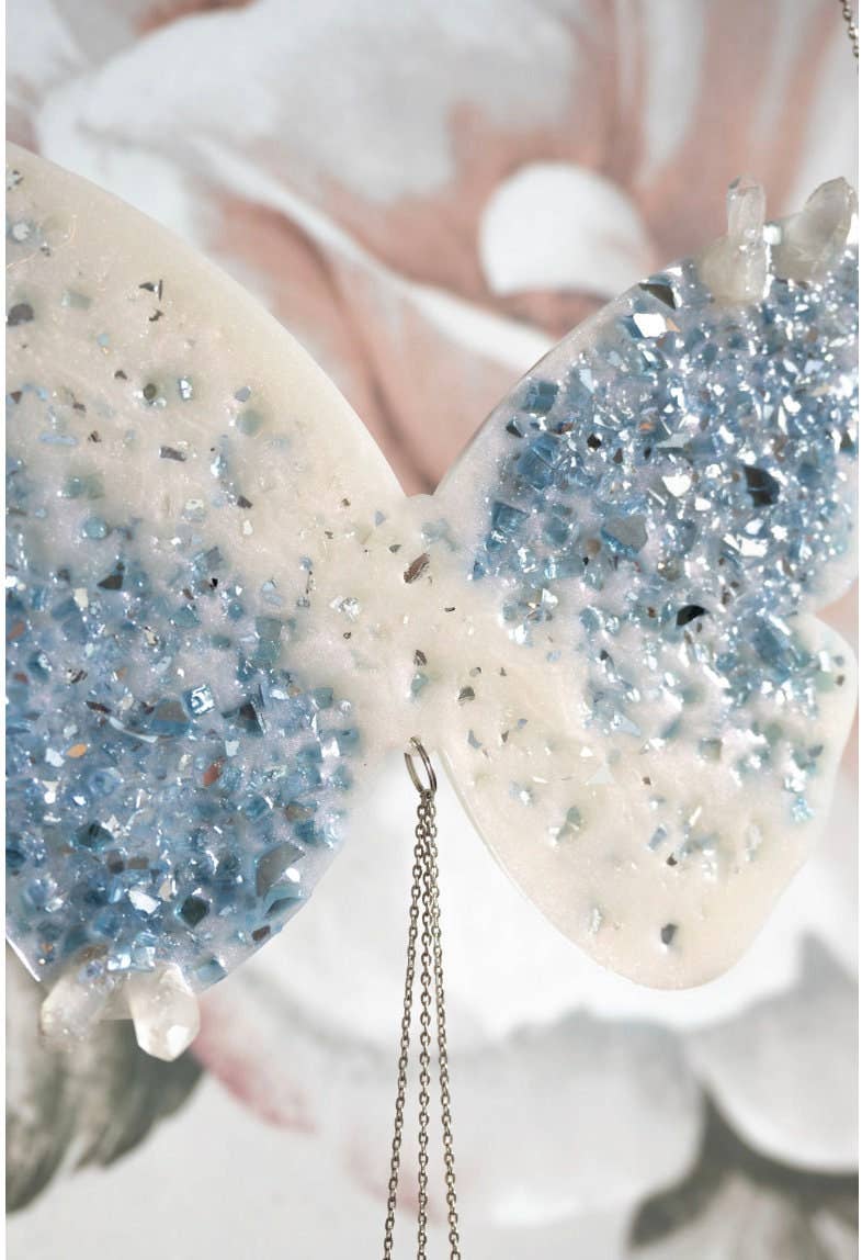 Grey Stone boutique – wholesale Suncatcher – Handmade Butterfly Crystal Suncatcher: Quartz Rainbow Maker5