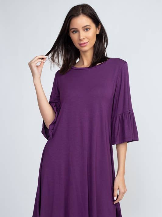 Damen Peplum 3/4 Ärmel Kleid 1463 für den Großhandel von Yelete