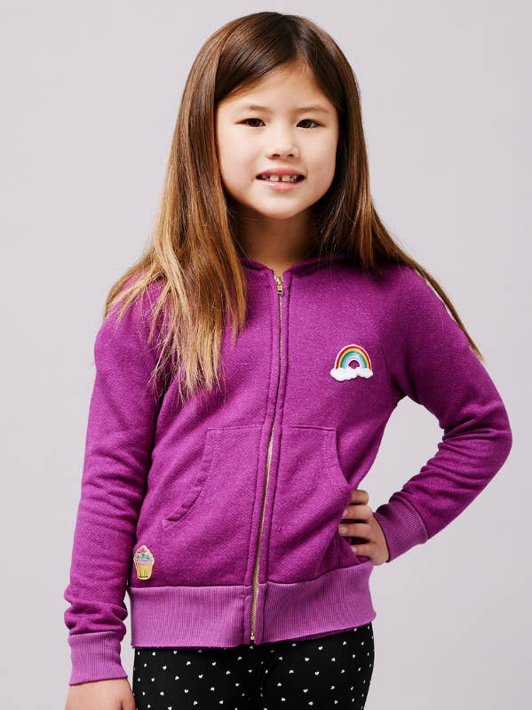 The Brooklyn: Kid's Zip Up Hoodie for wholesale by Bailey Blue Clothing