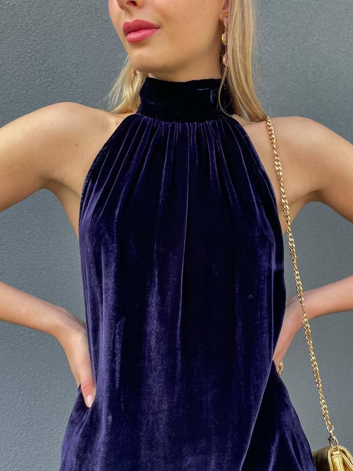 Hoss Royal Blue Veludo Hoss por atacado de HOSS