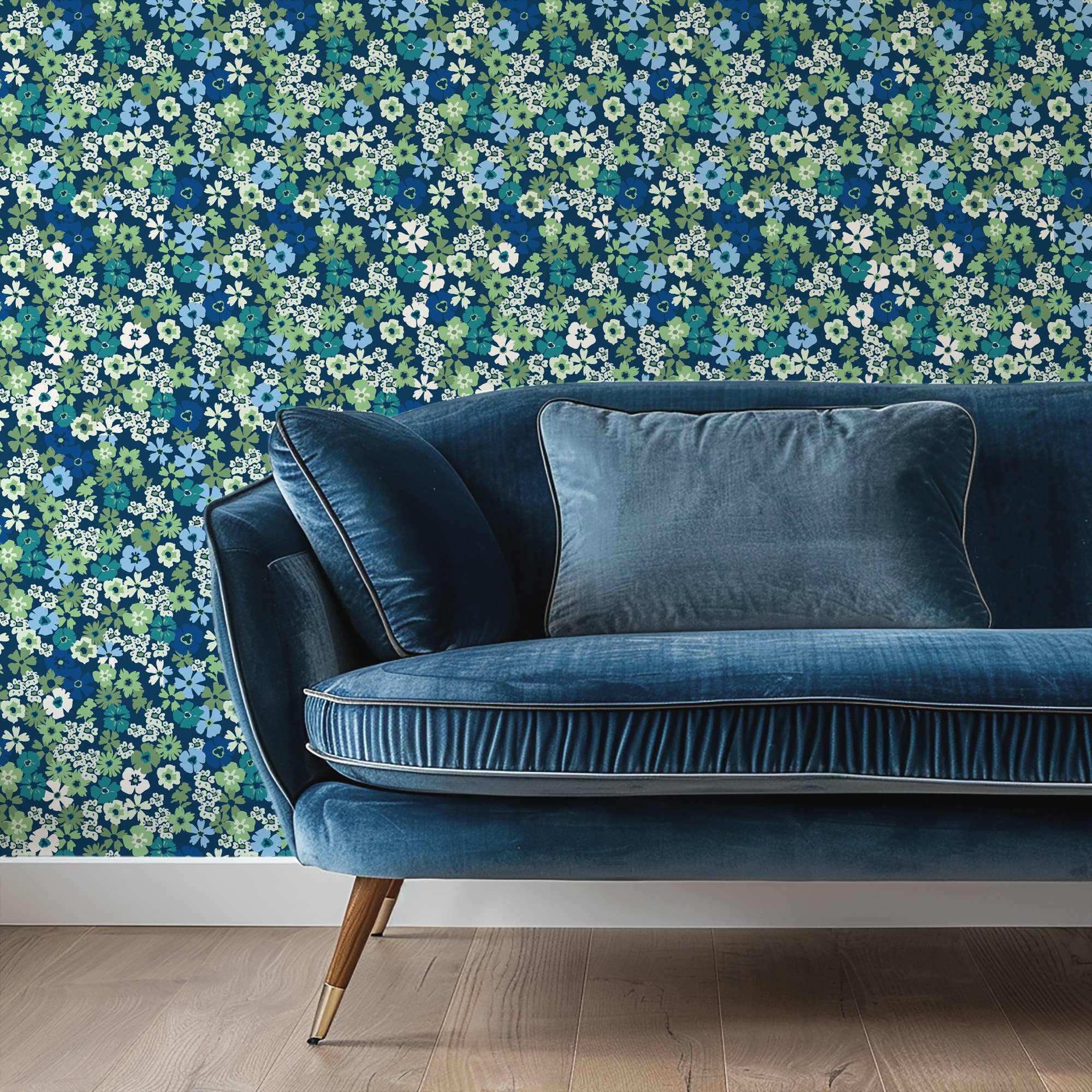 Oh So Daisy – wholesale Wallpaper – PRIMROSE PATH PISTACHIO WALLPAPER3