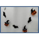 Fledermaus- und Kürbisgirlande für den Großhandel von Tremont Floral Supplies