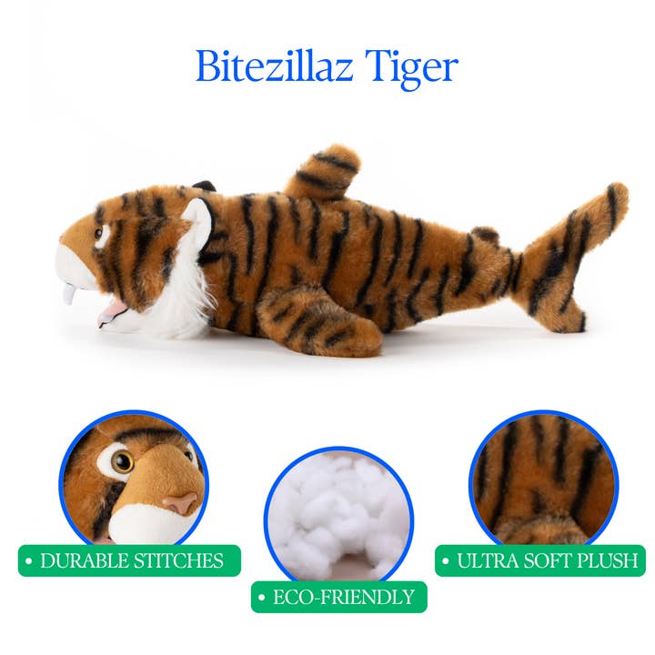 The Petting Zoo - Wholesale Stuffed/Plush Toy - Kids & Baby - Bitezillaz Tiger 18" (46cm)5
