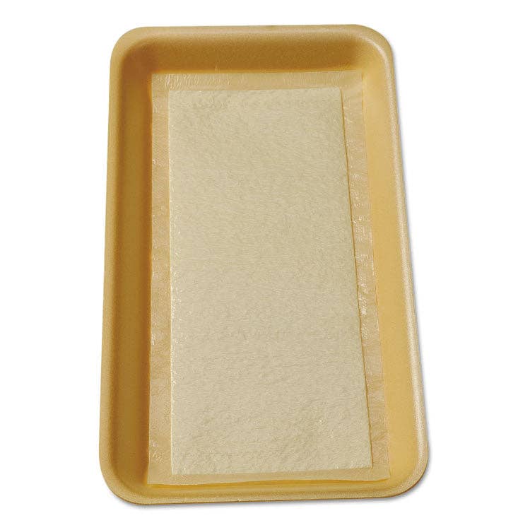 Everyday Supply Co - Wholesale Food Storage Wrap/Bag - Meat Tray Pads, 6x4.5, White/Yellow, 1,000/Carton0