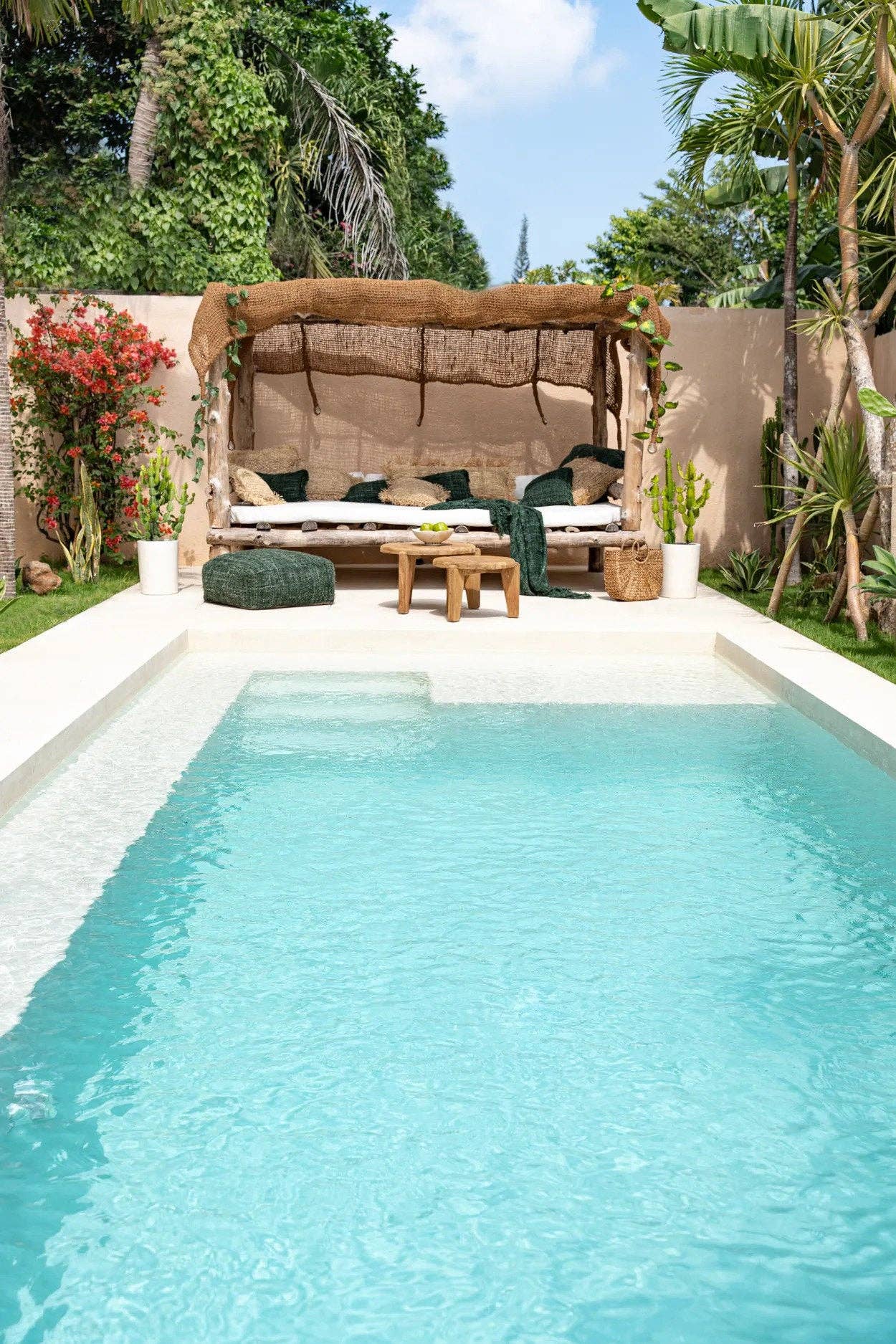 Bazar Bizar Living - Wholesale Patio Umbrella - The Coco Shade Rectangular - Natural - 500x3005