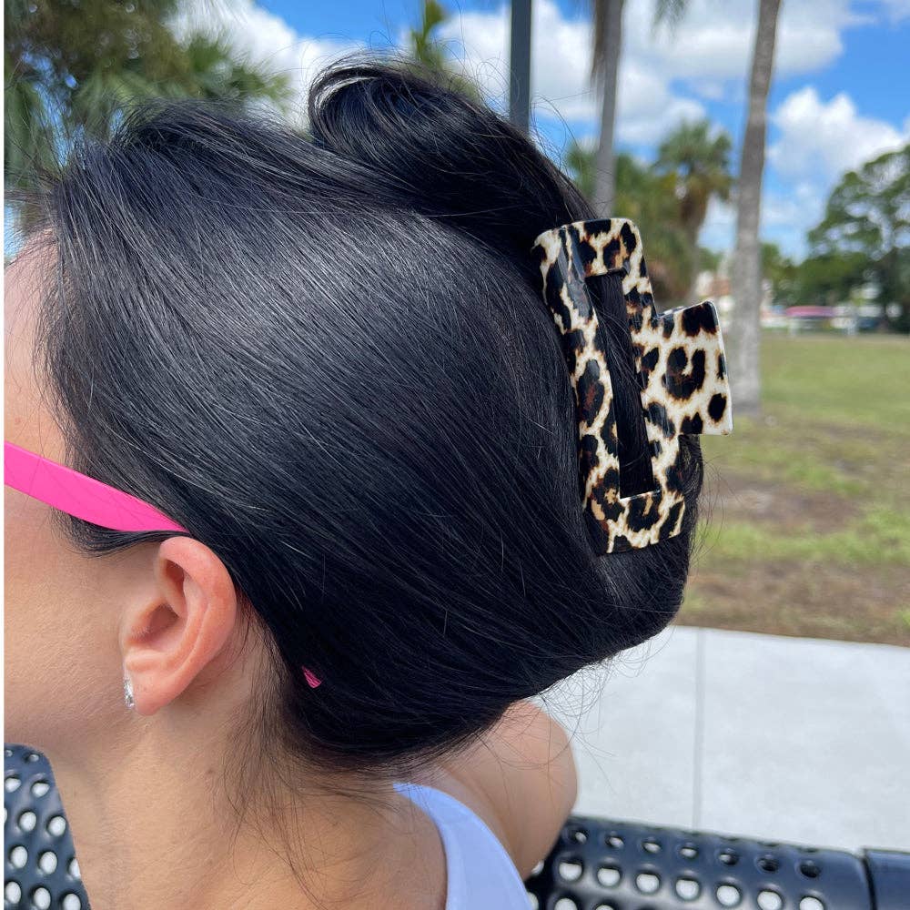 Laberri - Wholesale Hair Accessories Set - Women's - Set of Two Hair Clips - Leopard & Black1