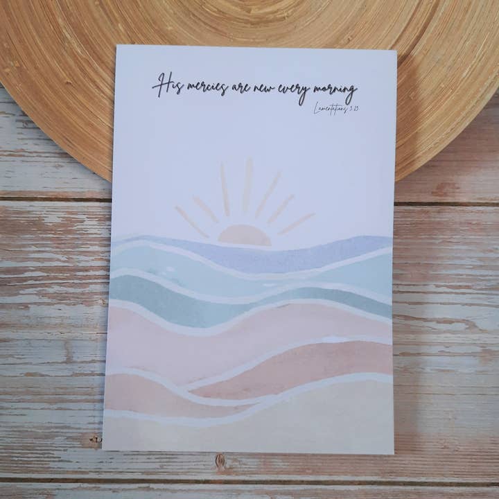 His Mercies - Notepad for wholesale by MiMa