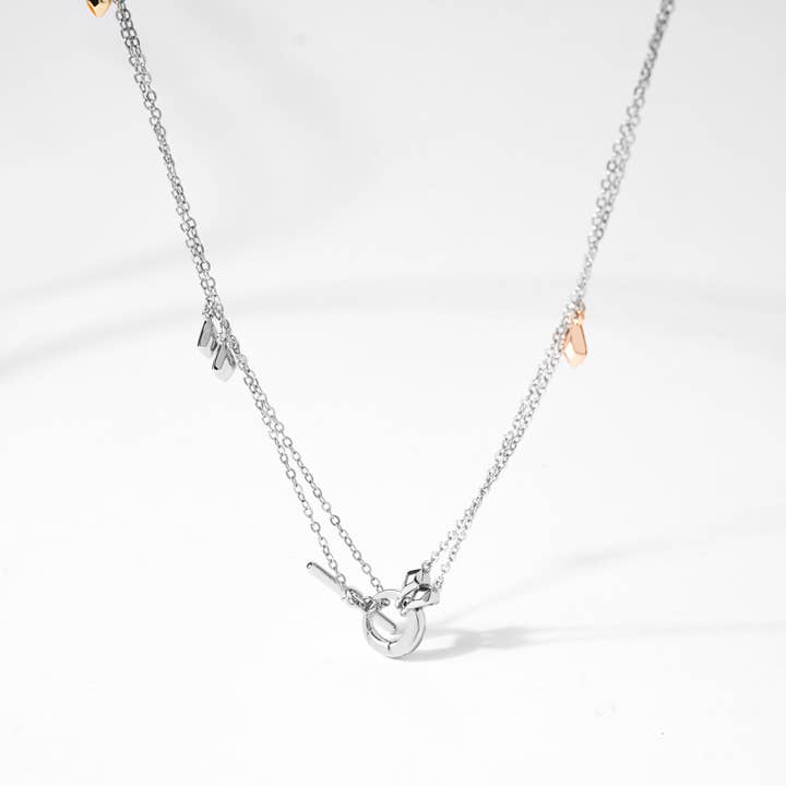 Tri-Tone Teardrop konvertibel kedja för wholesale av Origami Owl