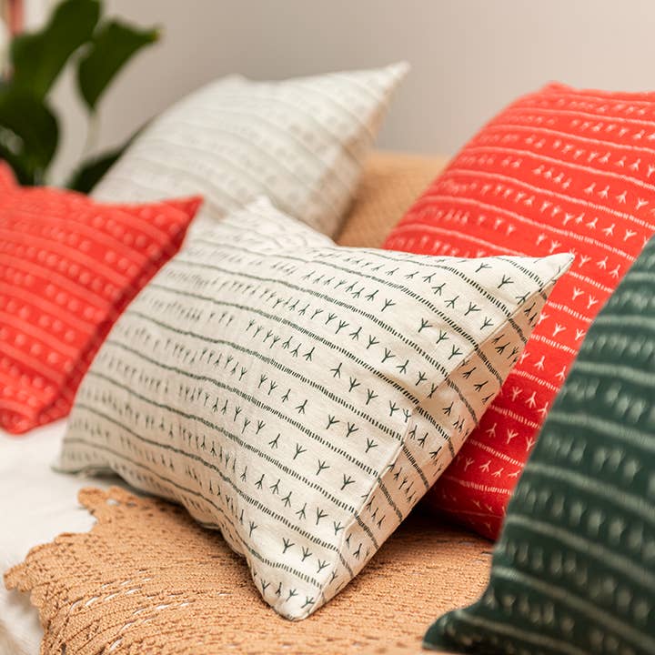 Sabiá - Wholesale Chair Cushion - Rectangular Cushion 30×50 TERRA Red - ARRASTA PÉ pattern4