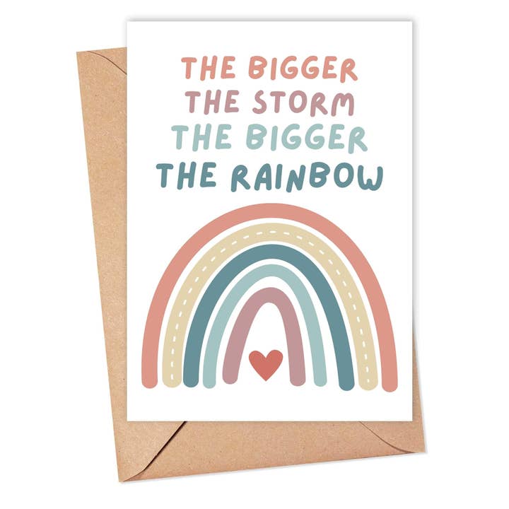 Sympathy Card Encouragement Card Positivity Greeting Cards for wholesale by R is for Robo
