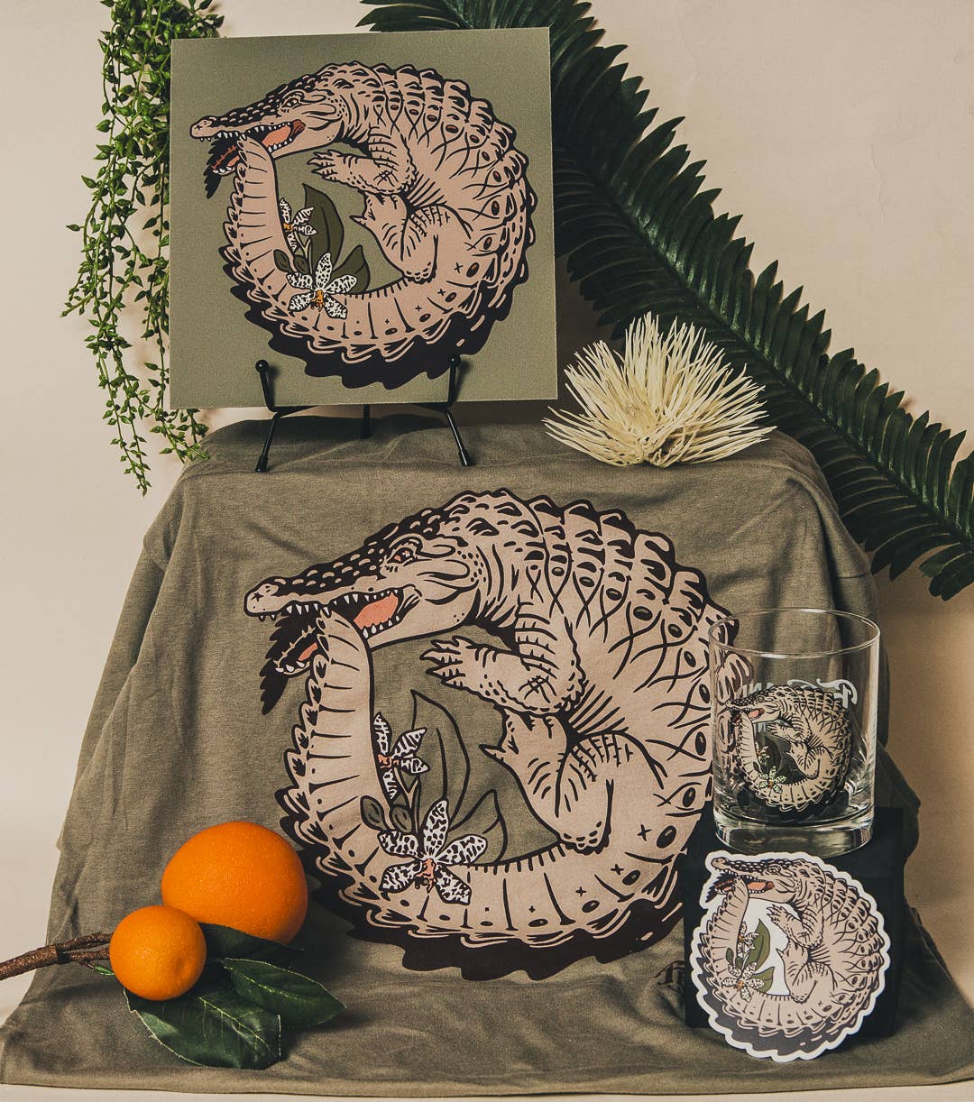 Freehand Goods - Wholesale Sticker - Ouroboros Croc Sticker1