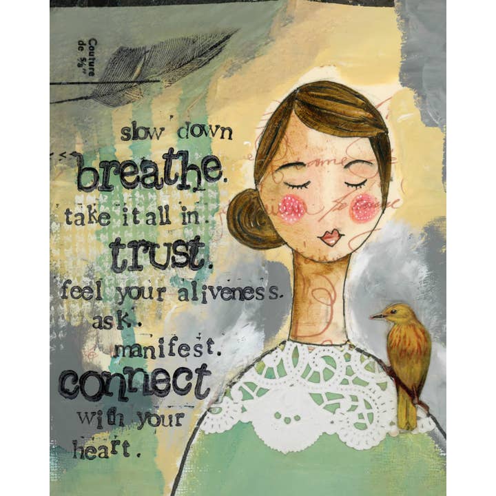 Kelly Rae Roberts - Wholesale Art Print - Slow Down - Print1