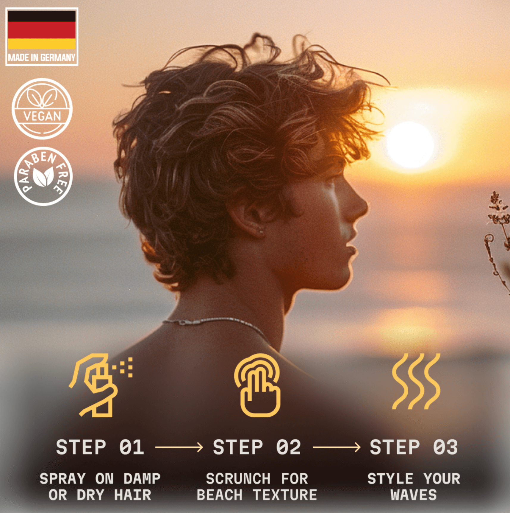 Striking Viking - Wholesale Hair Spray - Sea Salt Hair Spray - Strong Hold - Citrus5