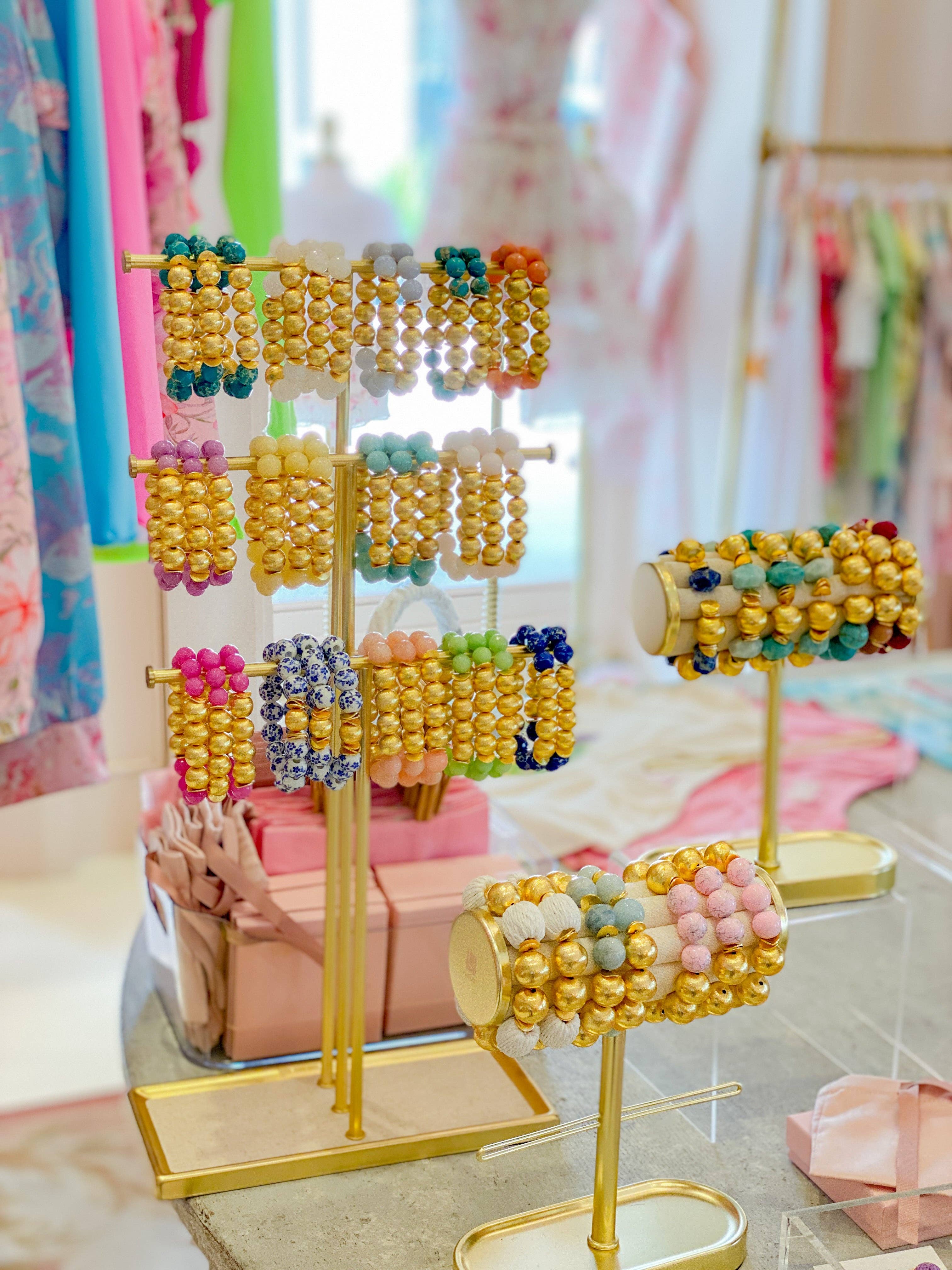 Gaby & Grace – Großhandel Perlenarmband – Goldfarbenes Candace Armband | 12 mm5