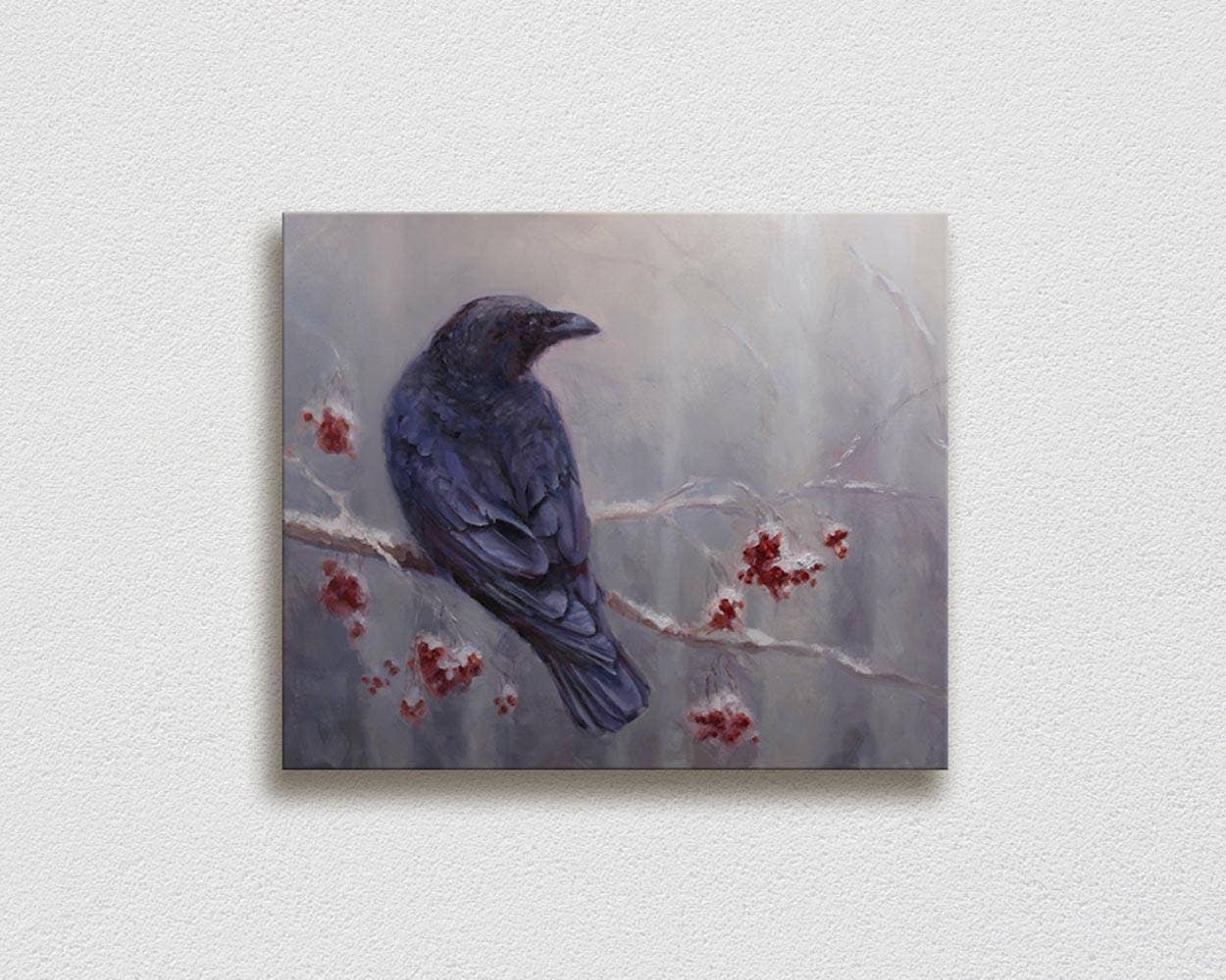 Whitworth Gallery - Wholesale Painting/Drawing - Winter Raven Painting on Canvas10