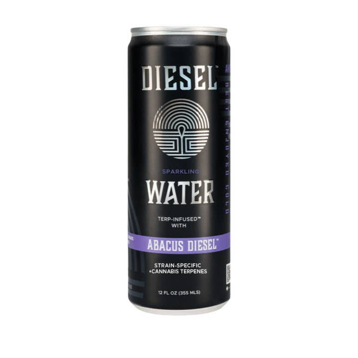 Abacus Diesel™ Sparkling Diesel Water™ 12oz Can for wholesale by Diesel Beverages