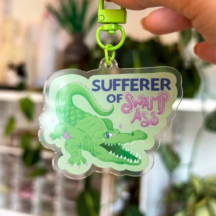 lu bremer design - Wholesale Keychain - Women's - sufferer of swamp ass keychain7