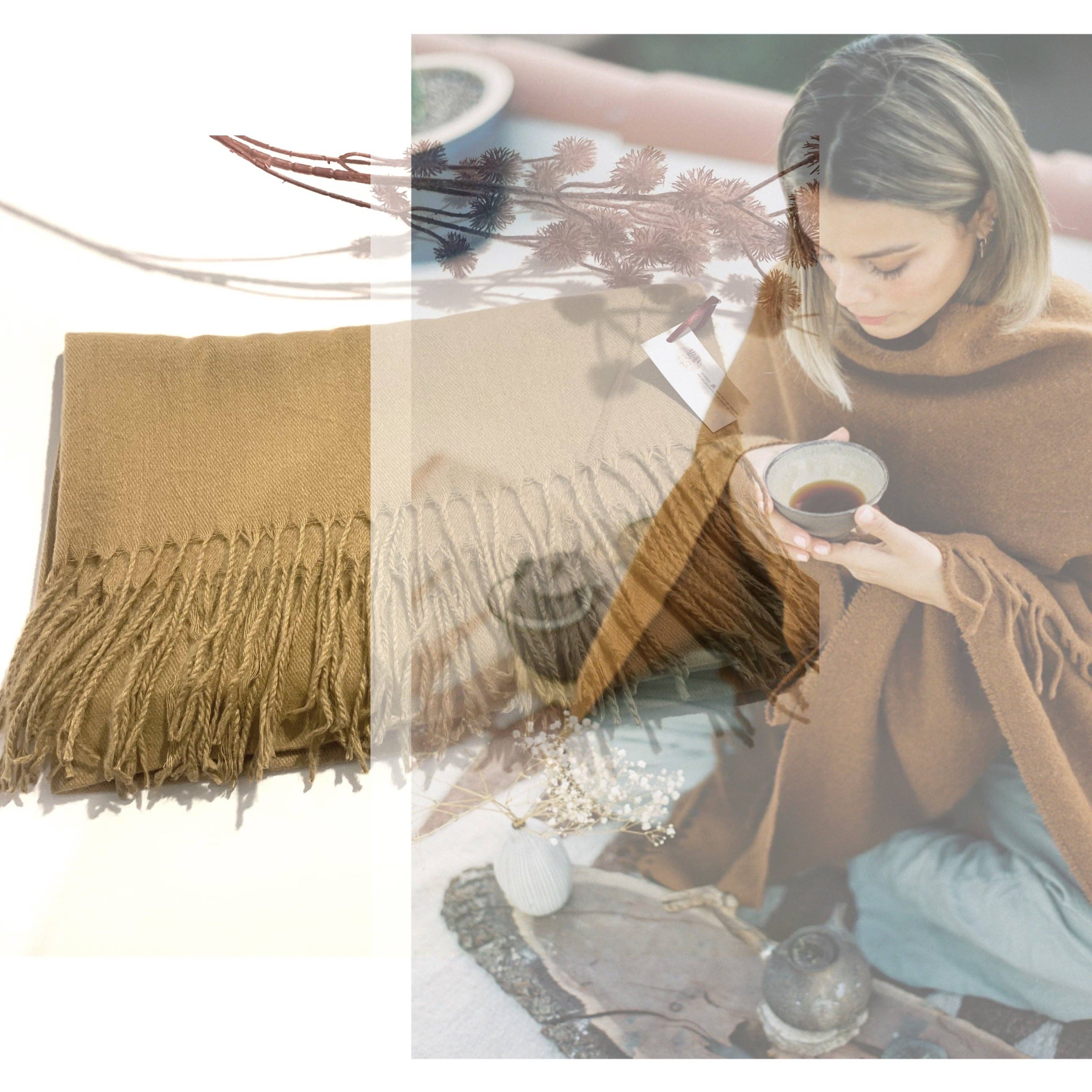 Atisha Spiritual Shop – Engroshandel Tørklæde - Dame – KITTEN SHAWL - Tørklæde 100% ~ Dobbeltsidet med killinger ~ type Pashmina4