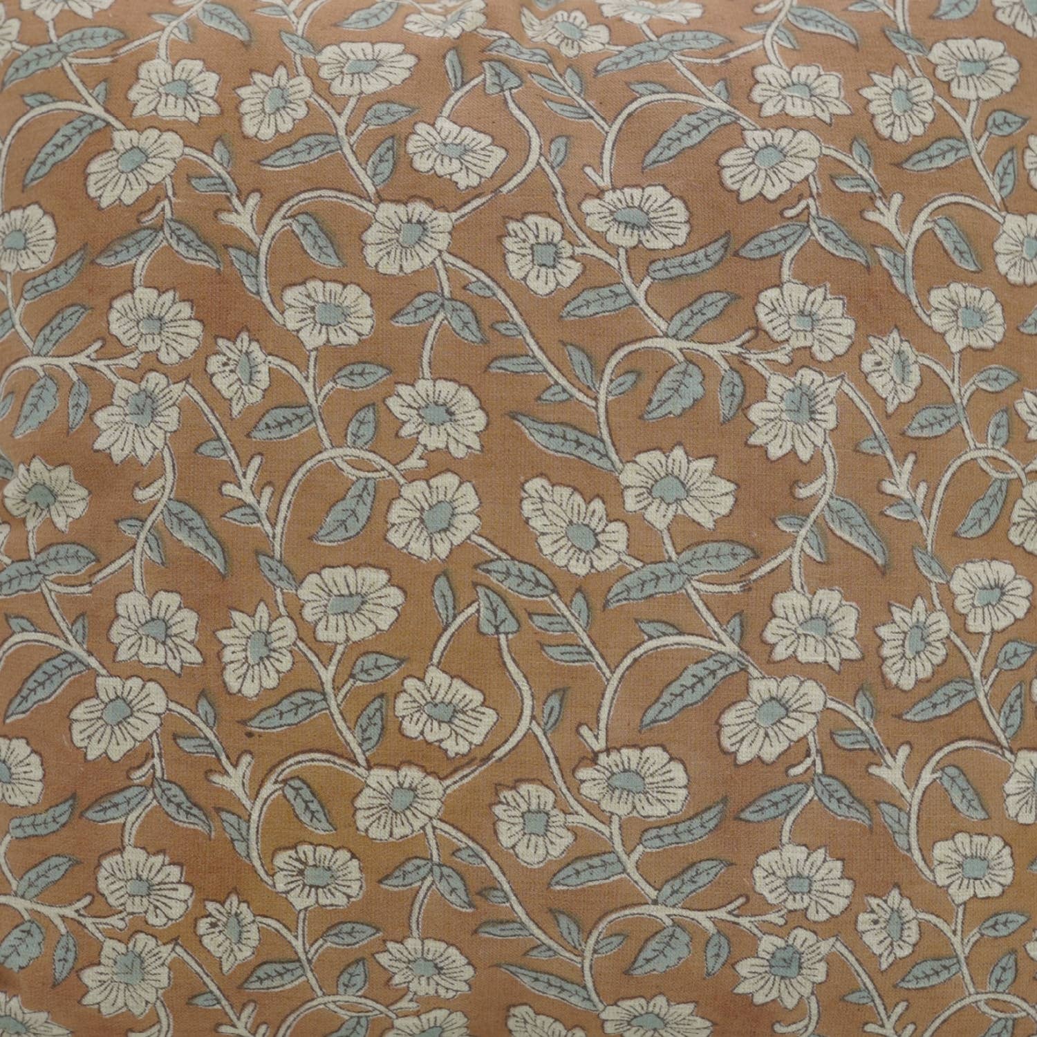 Fabdivine – Großhandel Zierkissenbezug – Künstlerischer Blockdruck Leinenmischung Kissenbezug - Haridwar3