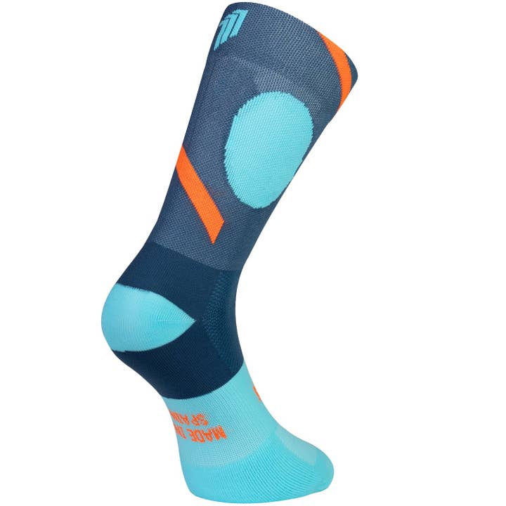 Chaussettes de cyclisme MONTE BECCO BLUE pour la vente par SPORCKS