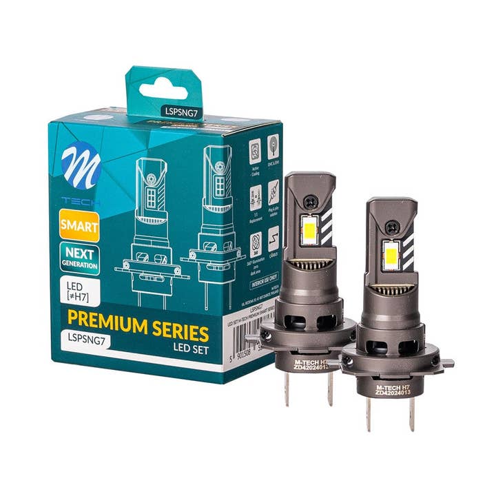 SET LED M-TECH PREMIUM SMART SERIES H7 per la vendita all'ingrosso da parte di S&U FairTrade UG