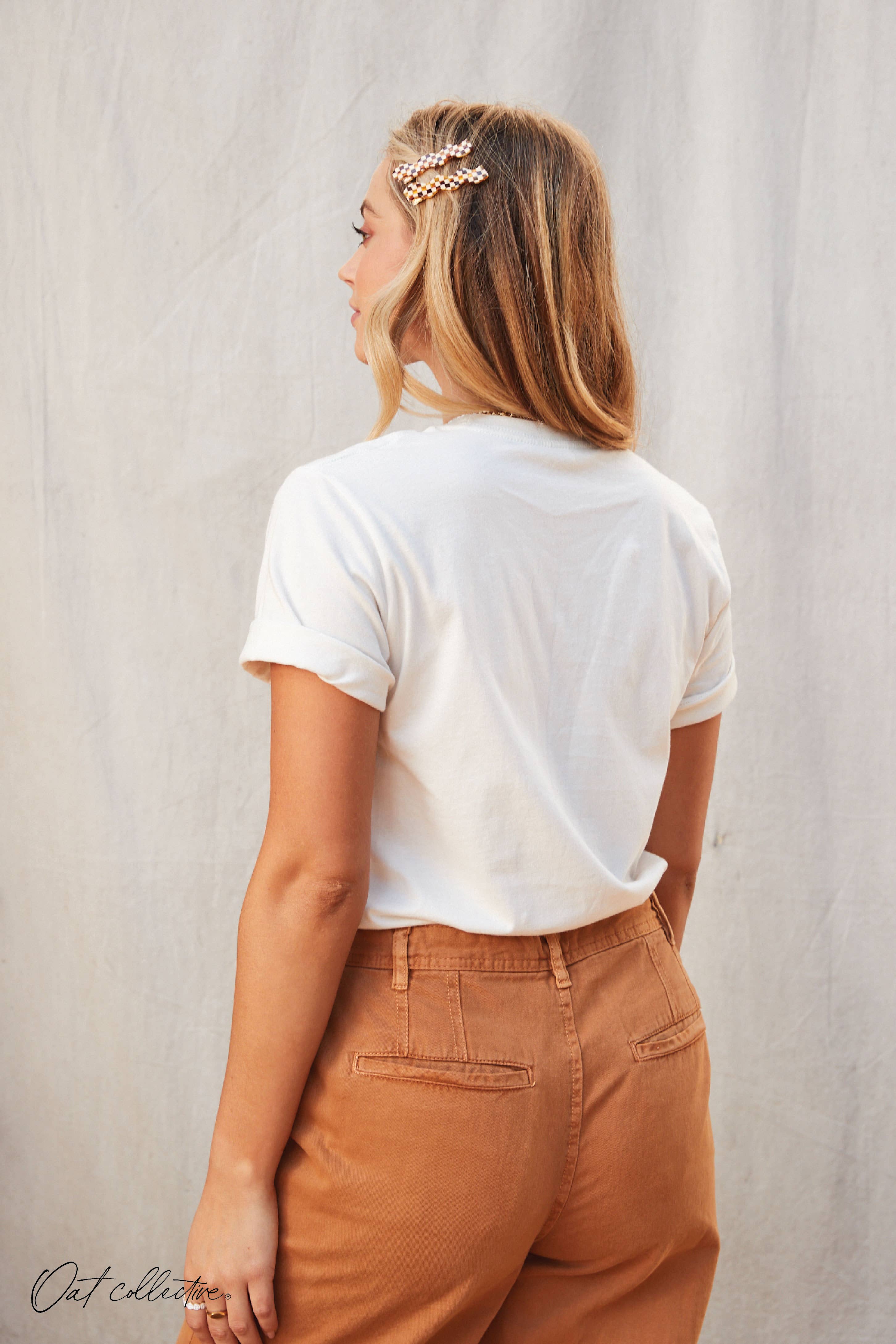 OAT COLLECTIVE - Vendita all'ingrosso Maglietta serigrafata - Donna - Maglietta Basic Solid10