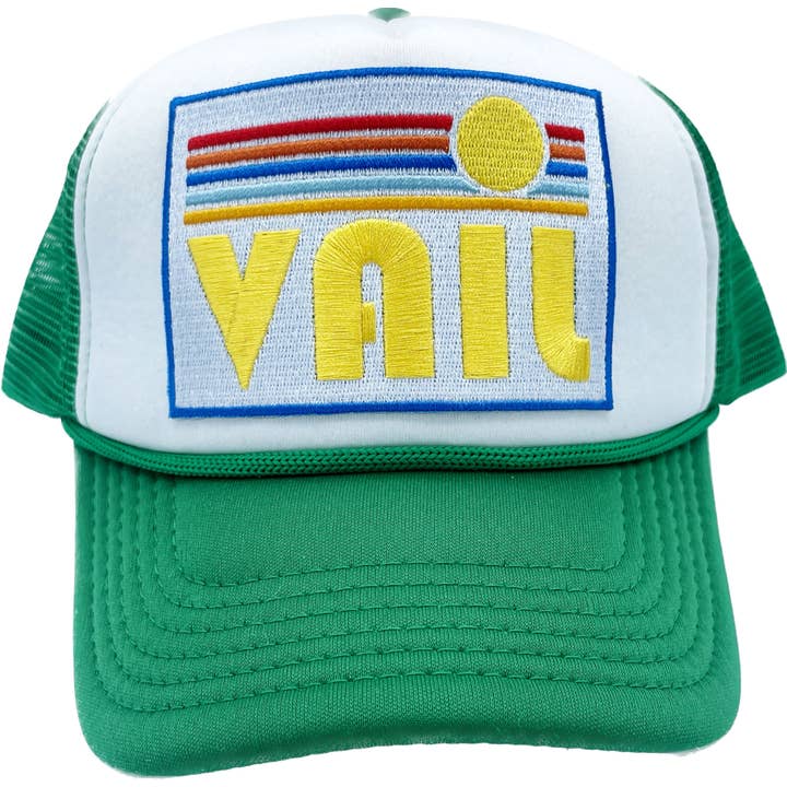 Hey Mountains - Wholesale Kids Hat - Kids - Kids Vail, Colorado Trucker Hat